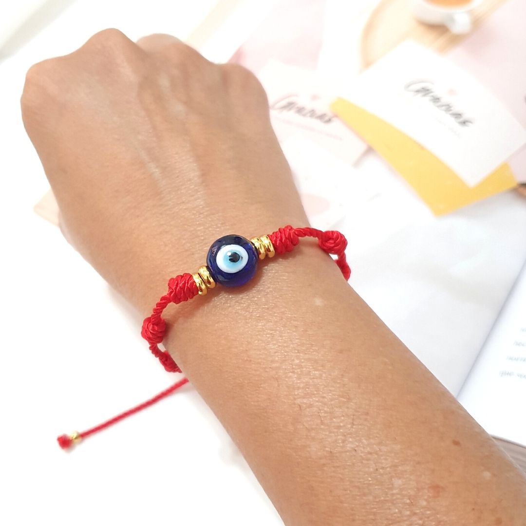 Mica Joyeria Creativa - Pulseras ajustables - Ojo Turco